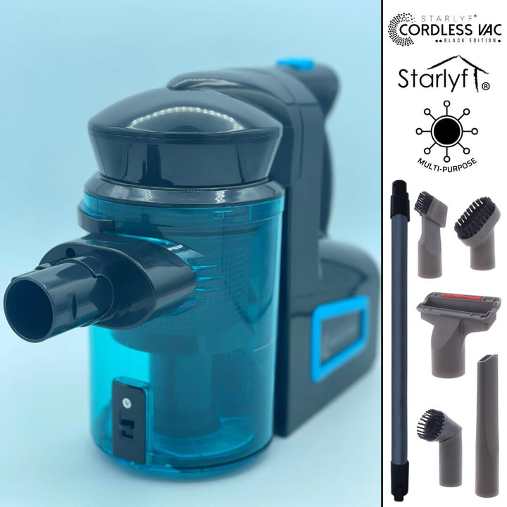 Aspirador Sem Fios Cordless Vac Deluxe – Leve, Potente e Versátil para Todas as Superfícies