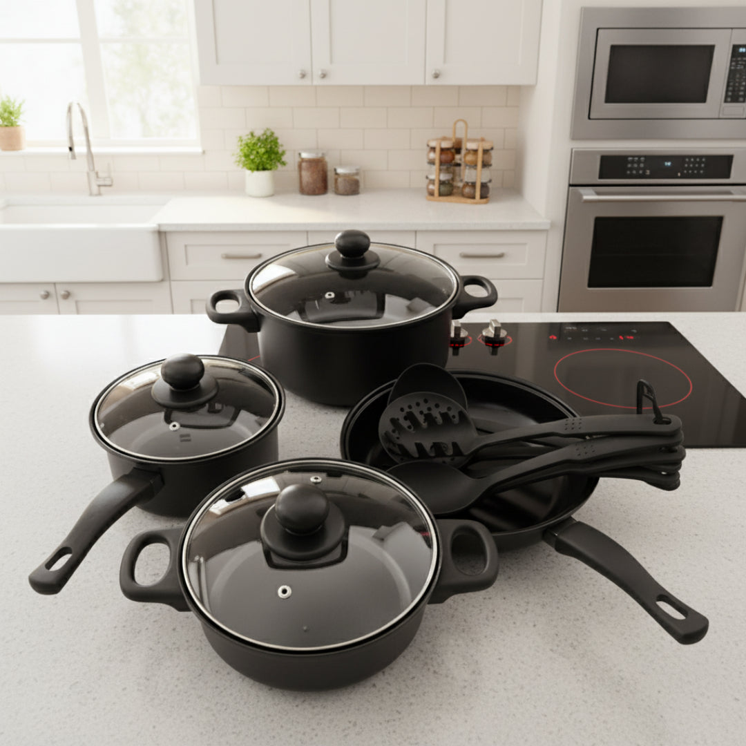 Conjunto Completo de 13 Utensílios de Cozinha em Silicone