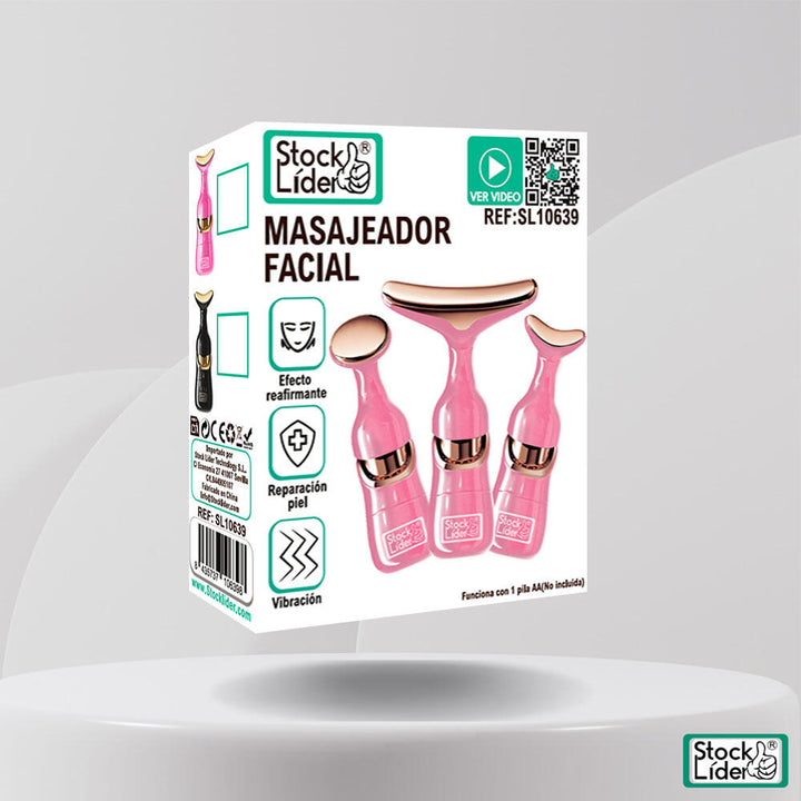 Massajador Facial 3 em 1