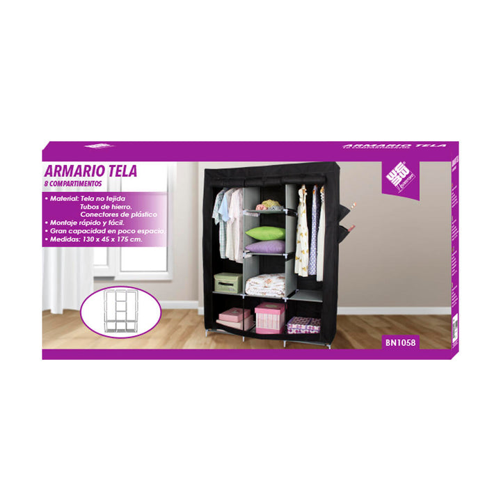 Armário em Tecido com Capa – Organização Prática e Elegante!