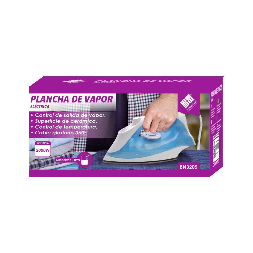 Ferro de Engomar a Vapor 2000W