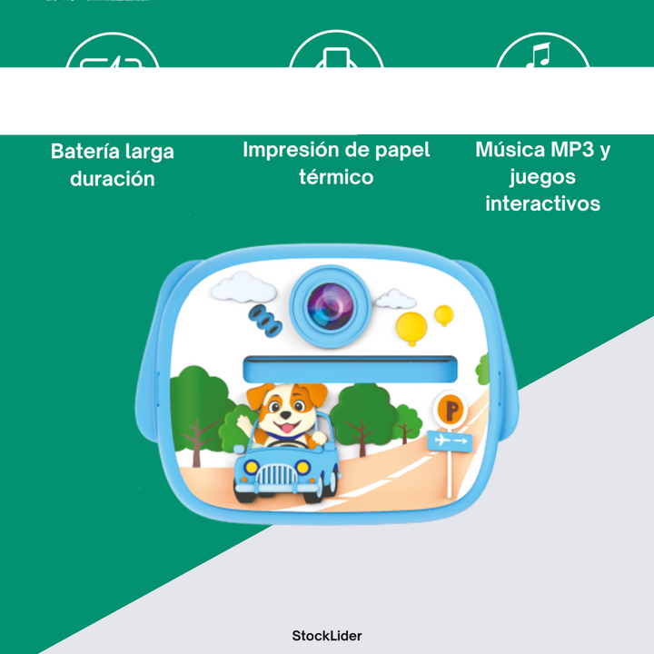 Câmara Infantil com Impressora Térmica