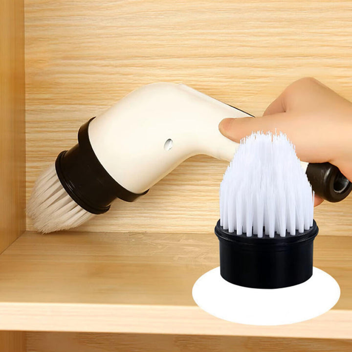 Escova Elétrica de Limpeza Giratória Sem Fios com 9 Cabeças – Casa, Casa de Banho e Automóvel