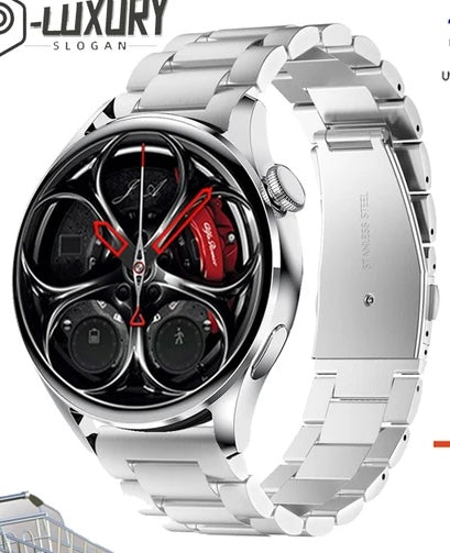 Smartwatch Desportivo GT5 Correia Metálica