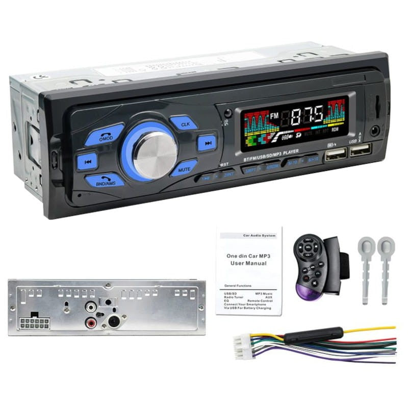 Auto-Rádio 1 DIN SWM 616 USB Preto