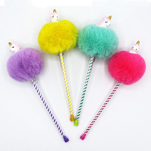 Caneta pom-pom