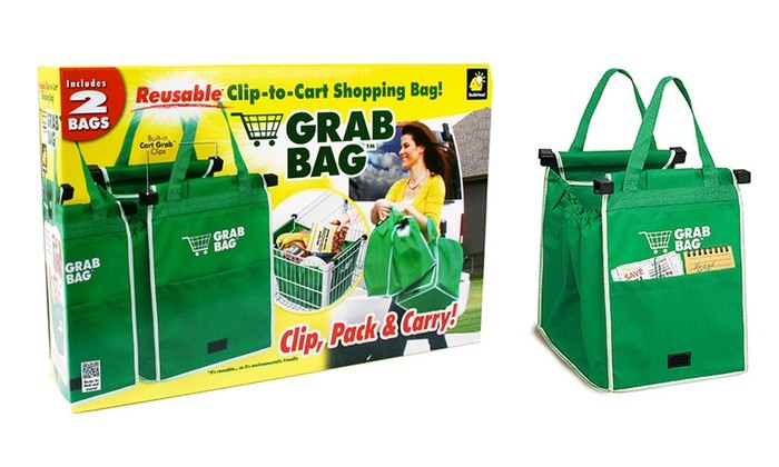 SACOS DE COMPRAS ORGANIZADORES PARA CARRO (Pack 2)