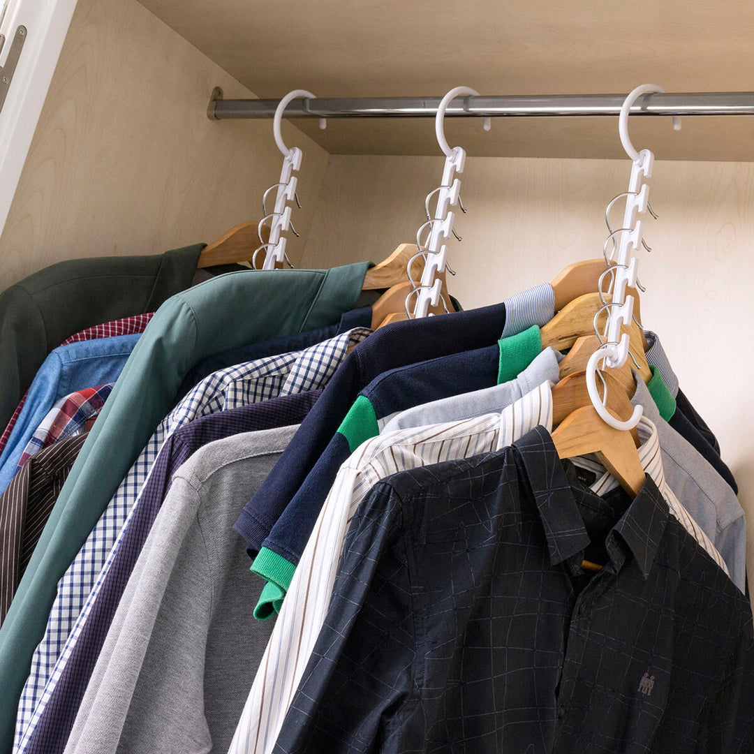 Organizador de Cabides para 40 Peças de Roupa Plusrobe InnovaGoods 24 Peças