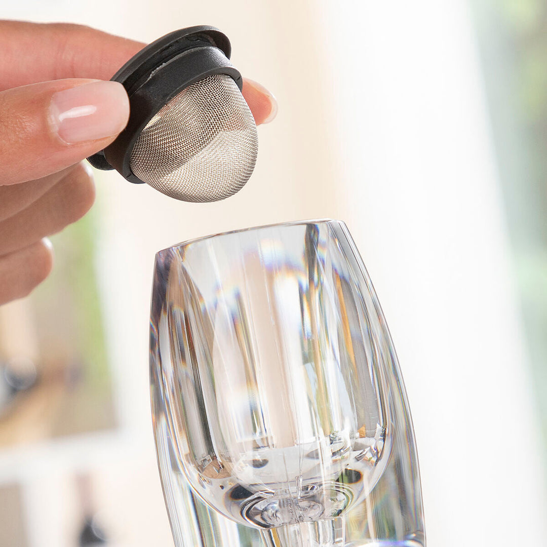 Arejador de Vinho Profissional com Suporte Torre e Base Antigota Winair InnovaGoods